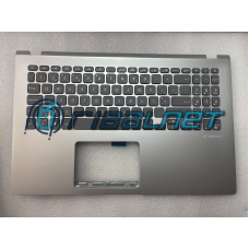 Teclado PT Asus X509DA-1S Keyboard (PORTUGUESE) Module/AS (ISOLATION) TOP COVER SILVER W/ KEYB GREY LETTERS WHITE (NO TP) (NO BL)